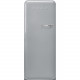 SMEG Frigorífico 1 puerta  FAB28LSV5. Cíclico, Silver. Clase D